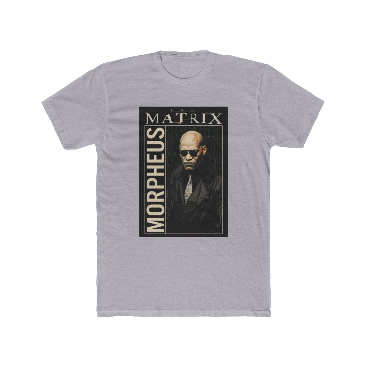 The Matrix Morpheus Hero Shot Girls T Shirt - alternate angle 3, merchandise