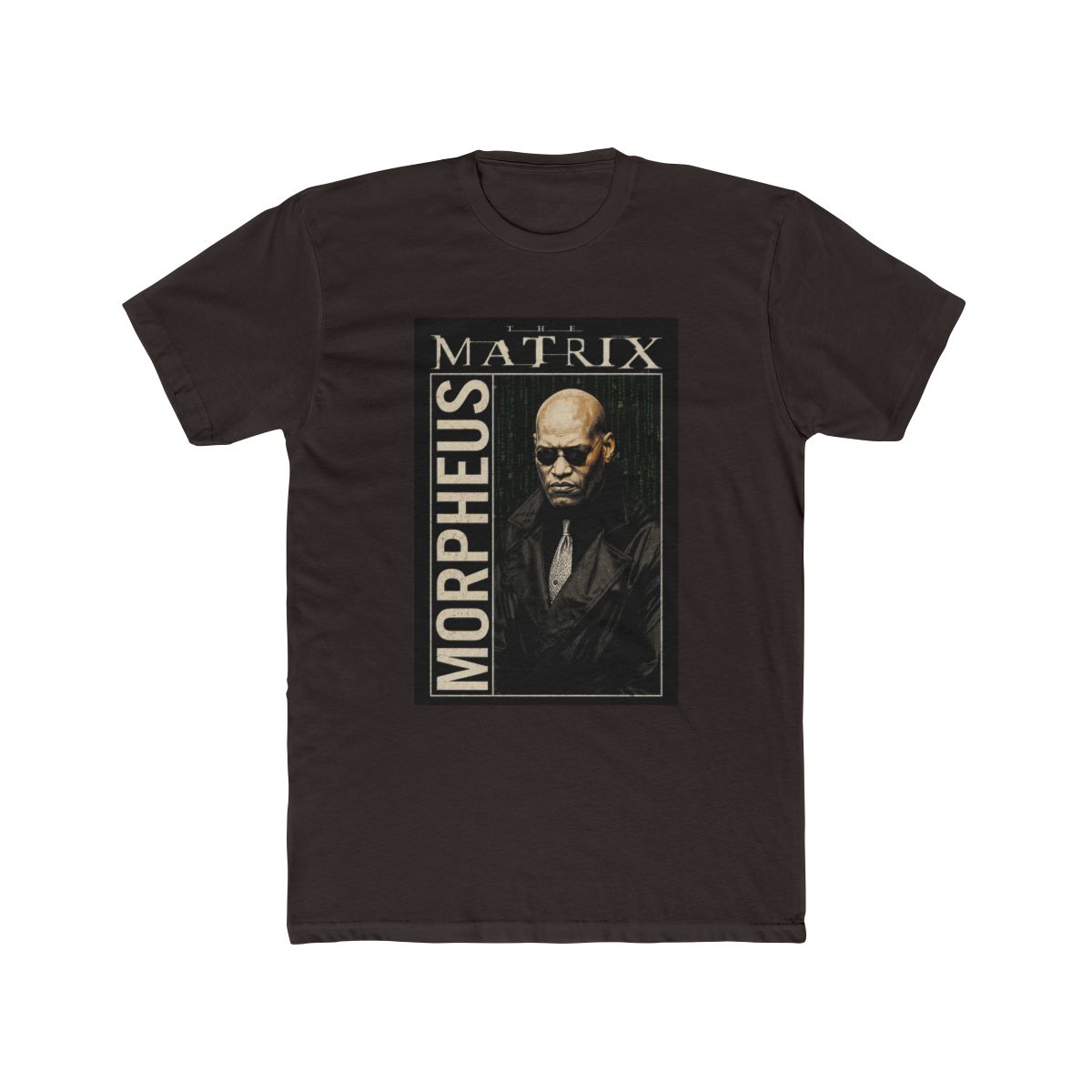 The Matrix Morpheus Hero Shot Girls T Shirt - alternate angle 2, merchandise