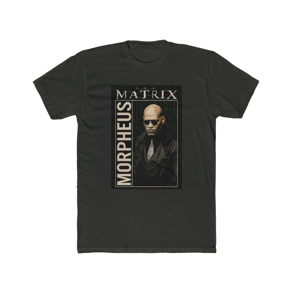 The Matrix Morpheus Hero Shot Girls T Shirt - alternate angle 5, merchandise