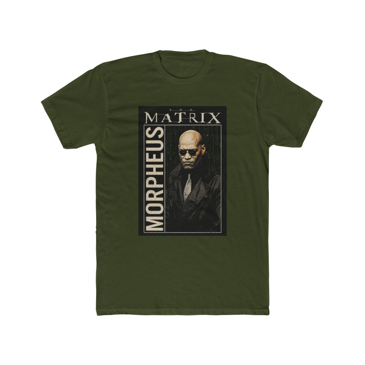 The Matrix Morpheus Hero Shot Girls T Shirt - alternate angle 4, merchandise