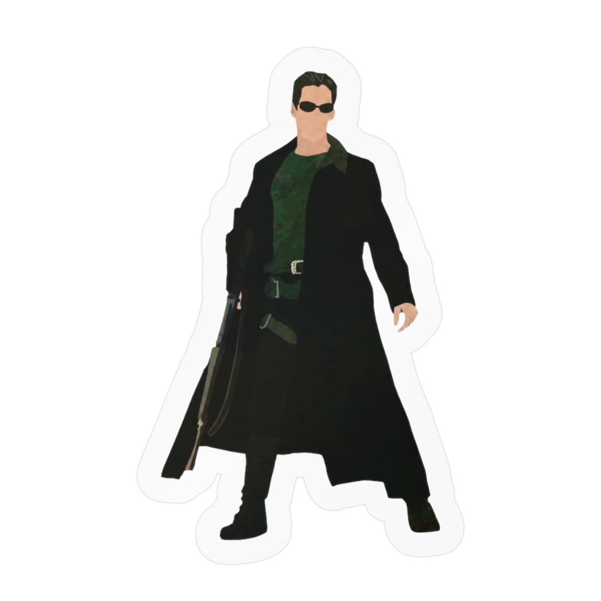 The Matrix Sticker | Cool Sci-Fi Vinyl Decal