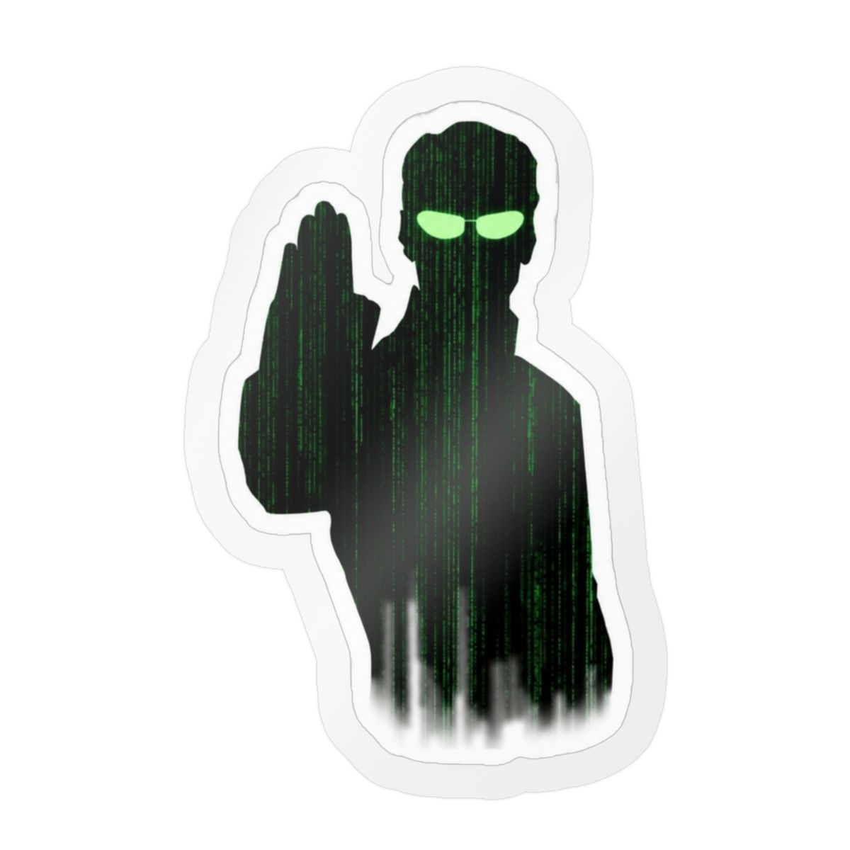 Cute Vinyl Sticker for Everyday Gear | Fun Decal for Laptops, Bottles, and Cars | The Matrix - alternate angle 4, merchandise