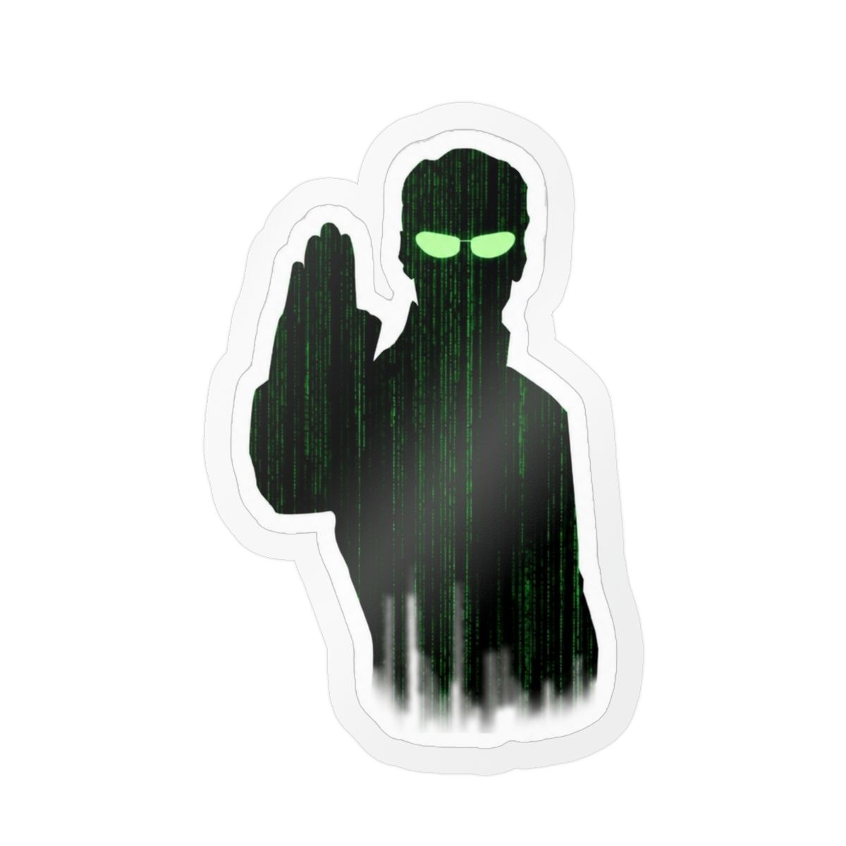 Cute Vinyl Sticker for Everyday Gear | Fun Decal for Laptops, Bottles, and Cars | The Matrix - alternate angle 5, merchandise