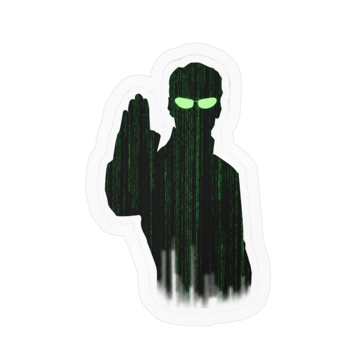 Cute Vinyl Sticker for Everyday Gear | Fun Decal for Laptops, Bottles, and Cars | The Matrix - alternate angle 2, merchandise