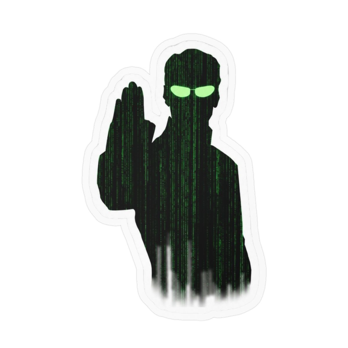 Cute Vinyl Sticker for Everyday Gear | Fun Decal for Laptops, Bottles, and Cars | The Matrix