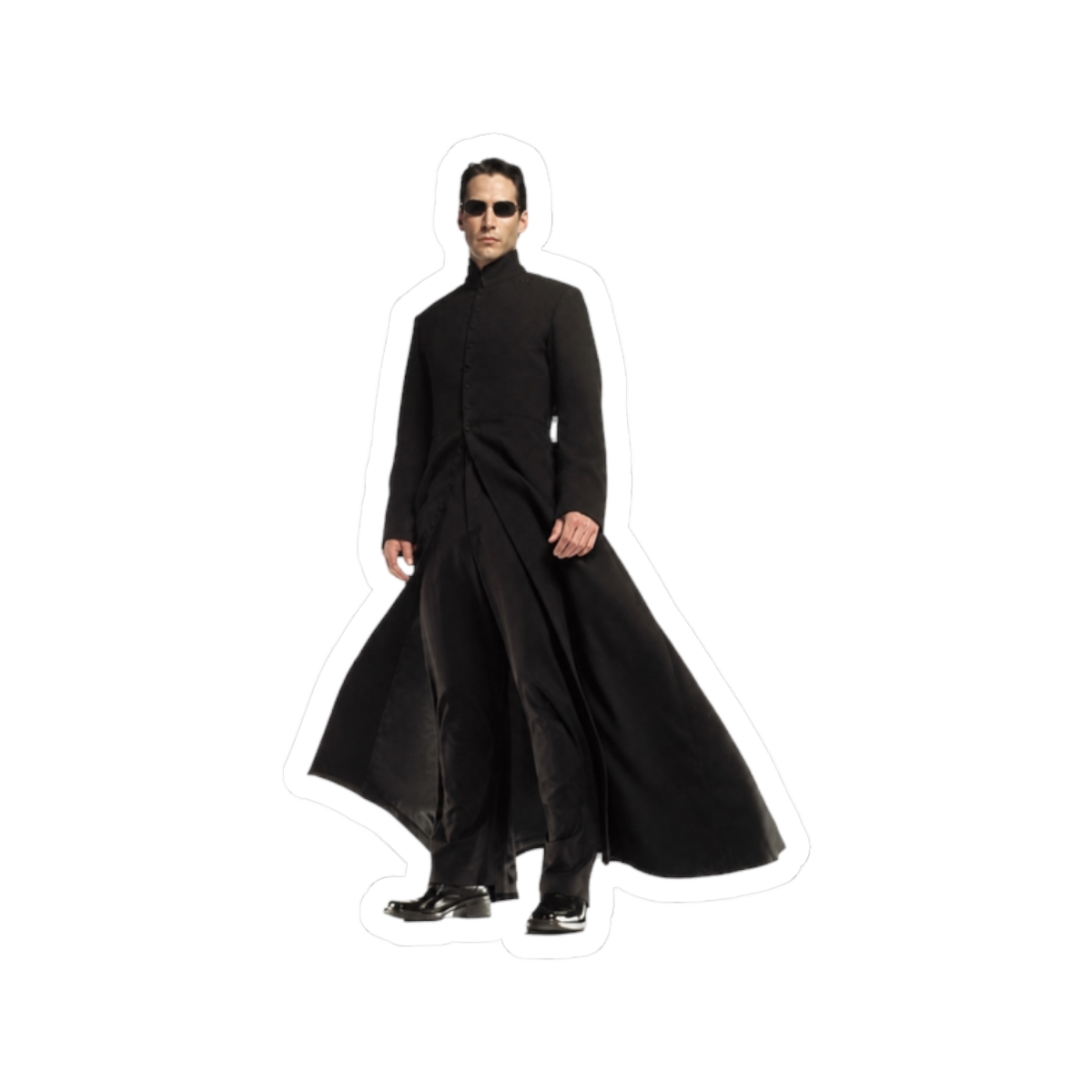 Neo enter the matrix Sticker - alternate angle 3, merchandise