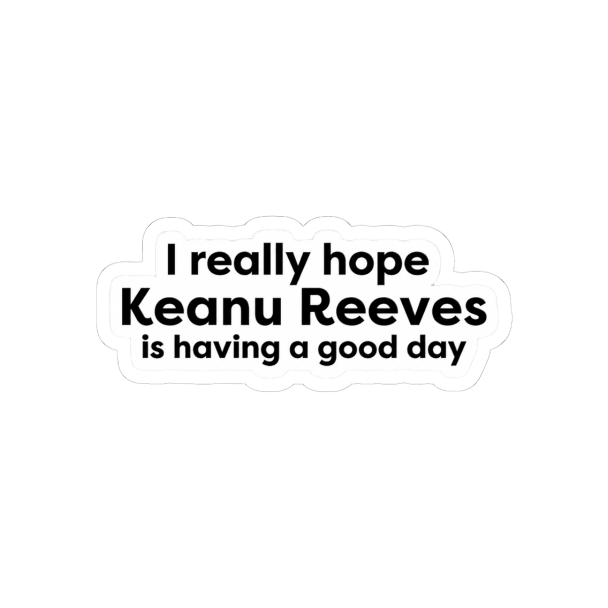I hope Keanu Reeves is having a good day | The Matrix