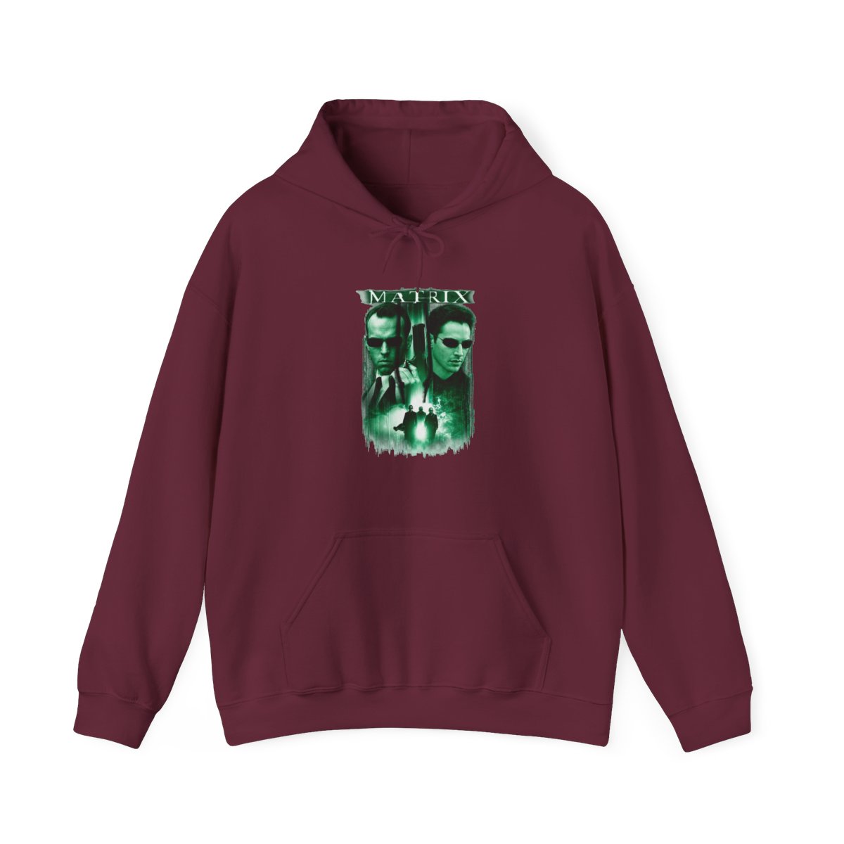 The Matrix Code Logo Adult Pull-Over Hoodie : Target - alternate angle 3, merchandise