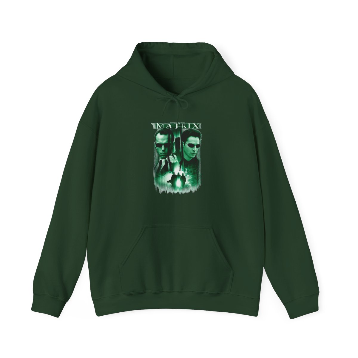 The Matrix Code Logo Adult Pull-Over Hoodie : Target - alternate angle 5, merchandise