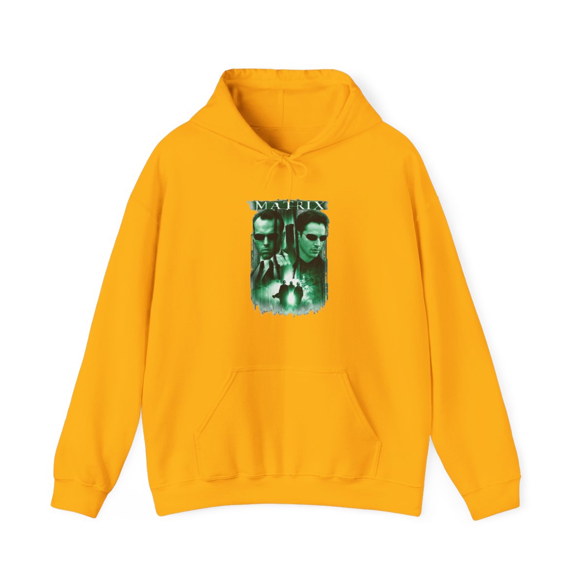 The Matrix Code Logo Adult Pull-Over Hoodie : Target - alternate angle 2, merchandise